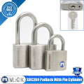 MOK Lock W33/50 WF wasserdichte Starke Häppchenschloss Körperbreite 13/16 &quot;, 11/12&quot;, 2 &quot;, 23/8&quot;, 23/4 &quot;Zollmarke Vorhängeschloss